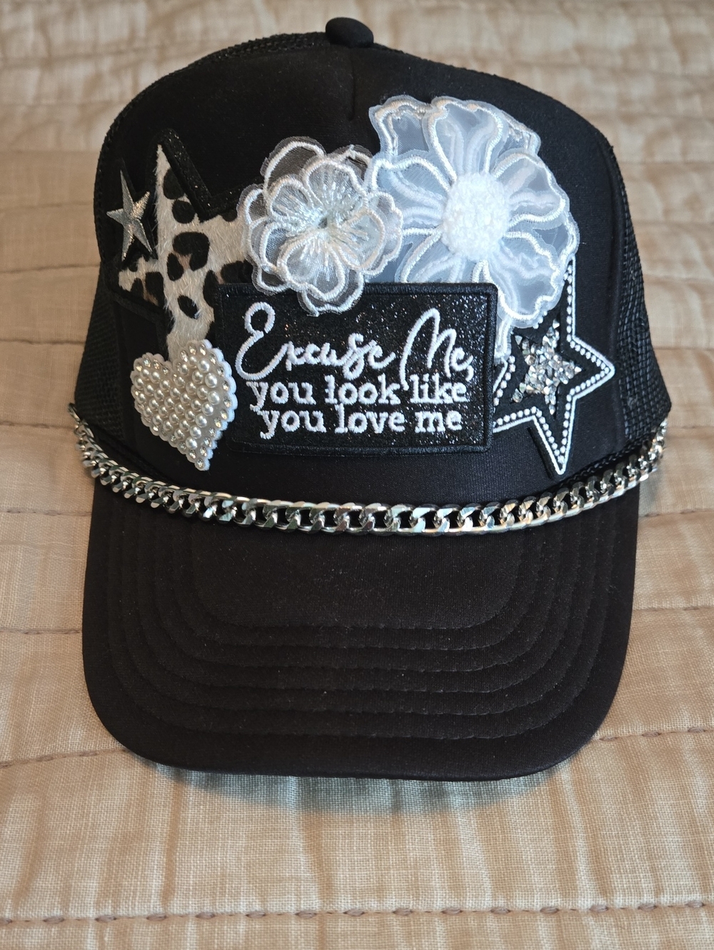 NEW Custom Embellished Trucker Hat